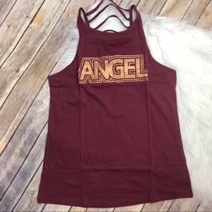 Victoria’s Secret Burgundy angel tank sz small
